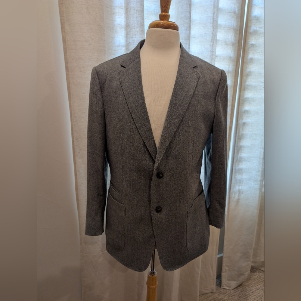 Z Zegna Gray Men's Suit Blazer